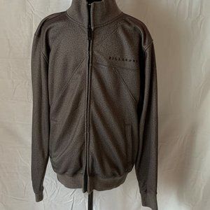Billabong Men's Zip Up Jacket, Medium, Gray